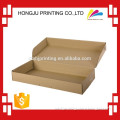 logo customized foldable brown kraft paper box